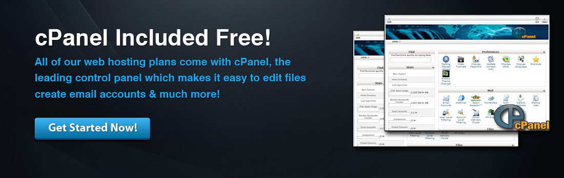 cPanel is the most popular web hosting control panel